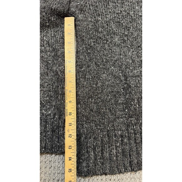 Vintage Polo Ralph Lauren Quarter Button Wool/Alpaca/Acrylic Sweater Mens S Gray - Picture 6 of 8
